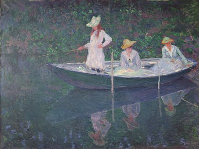 The Boat at Giverny by Claude Monet